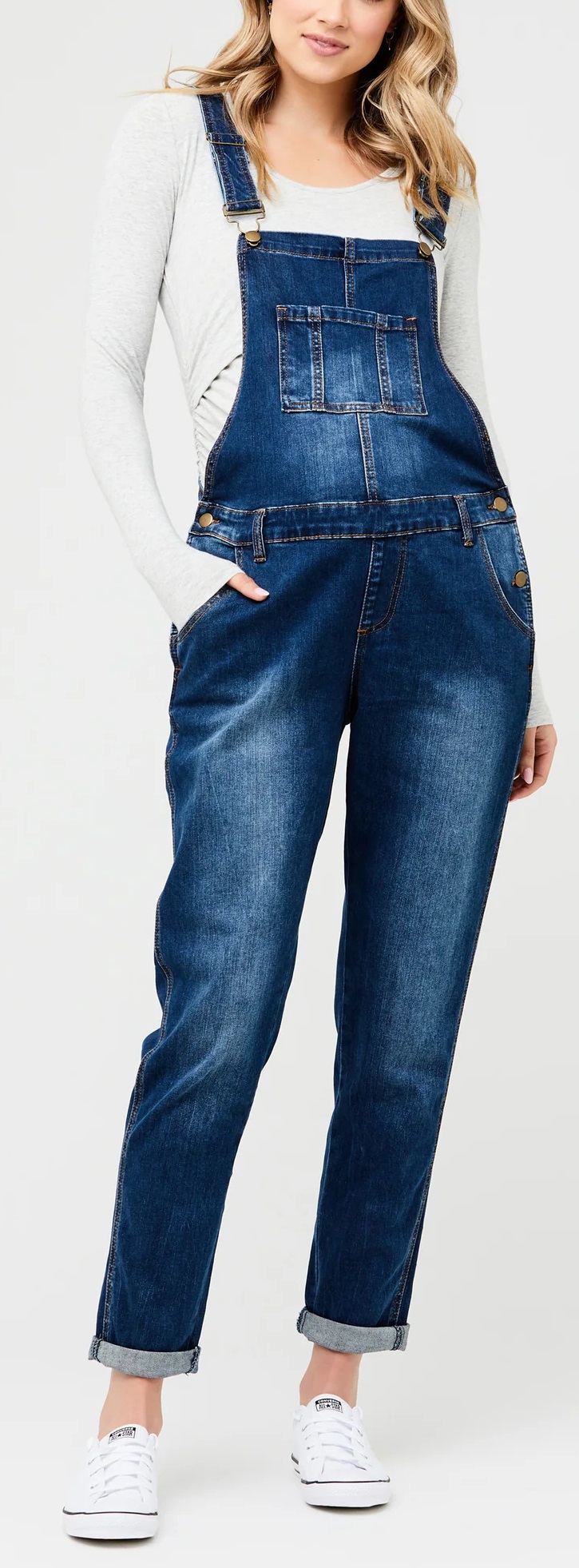 maternity denim Over All